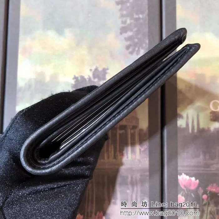 GUCCI古馳 專櫃同步 紅藍綠織帶 男士雙折皮夾 138042 克壓花皮 WTG1933